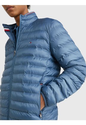 Chaqueta Acolchada Plegable Hombre Azul Tommy Hilfiger