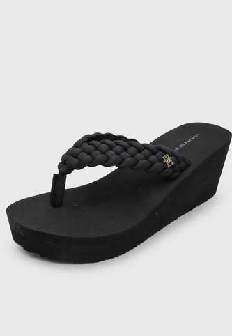 Sandalias Plataforma TOMMY HILFIGER Braided Summer Negro Tommy Hilfiger