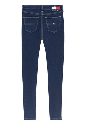 Jeans Nora Ceñidos De Talle Medio Con Efecto Desteñido Mujer Azul Tommy Hilfiger