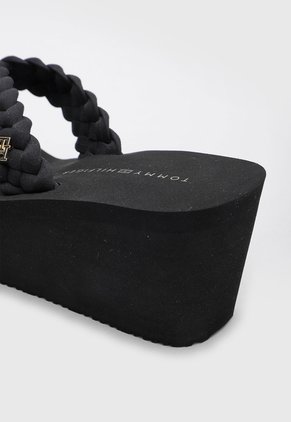 Sandalias Plataforma TOMMY HILFIGER Braided Summer Negro