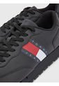 Tenis Con Logo De Tejido Trenzado Hombre Negro Tommy Hilfiger de Tommy Hilfiger