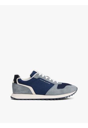 Tenis Azul Con Logo Tommy Hilfiger