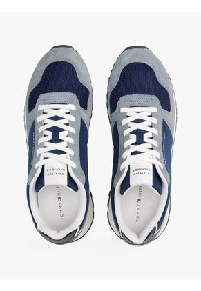 Tenis Azul Con Logo Tommy Hilfiger