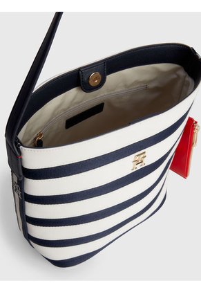 Bolso Bombonera Iconic De Rayas Marineras Mujer  Tommy Hilfiger