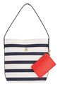 Bolso Bombonera Iconic De Rayas Marineras Mujer  Tommy Hilfiger de Tommy Hilfiger