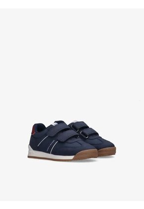 Tenis Azul De Corte Bajo Con Cierre De Velcro Tommy Hilfiger