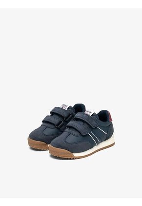 Tenis Azul De Corte Bajo Con Cierre De Velcro Tommy Hilfiger