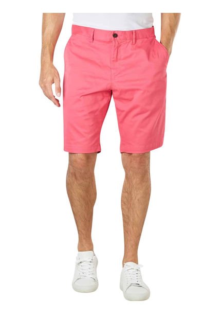 Pantalón Corto Essential Harlem Con Logo 1985 Hombre Rosa Tommy Hilfiger