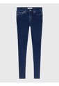 Jeans Nora Ceñidos De Talle Medio Con Efecto Desteñido Mujer Azul Tommy Hilfiger de Tommy Hilfiger