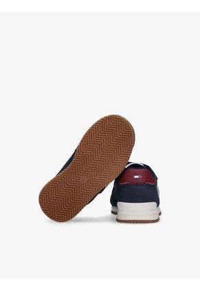 Tenis Azul De Corte Bajo Con Cierre De Velcro Tommy Hilfiger