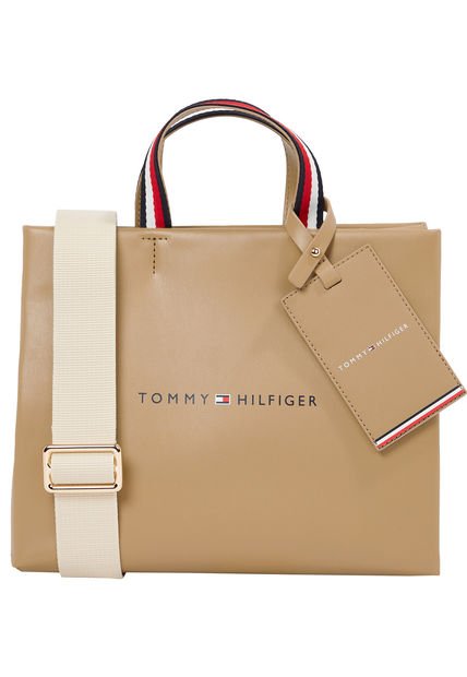 Bolso Beige Shopper Tote Tommy Hilfiger