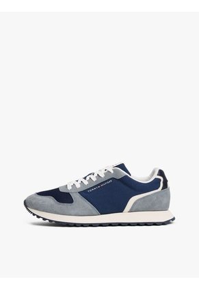 Tenis Azul Con Logo Tommy Hilfiger