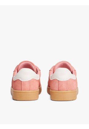 Tenis Rosado De Corte Bajo Con Suela De Goma Tommy Hilfiger