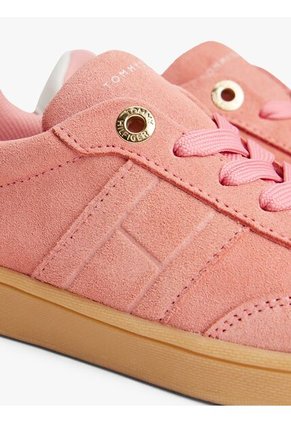 Tenis Rosado De Corte Bajo Con Suela De Goma Tommy Hilfiger