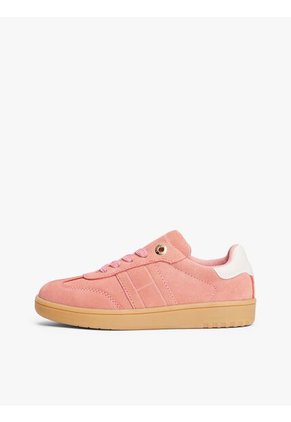 Tenis Rosado De Corte Bajo Con Suela De Goma Tommy Hilfiger