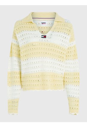 Saco De Croché De Rayas Para Mujer Tommy Jeans