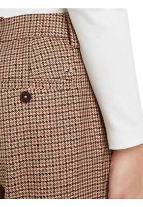 Pantalón Chocolate De Cuadros Recto Y Slim Tommy Hilfiger