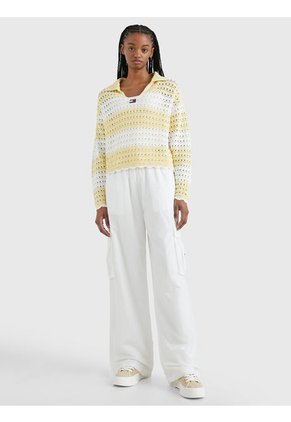 Saco De Croché De Rayas Para Mujer Tommy Jeans