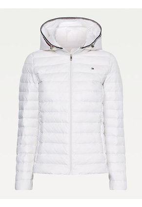 Cálida Chaqueta Con Un Diseño Contemporáneo Blanco Tommy Hilfiger