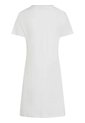Vestido Blanco De Cuello V Con Logo Tommy Hilfiger de Tommy Hilfiger