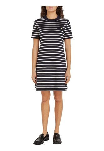 Vestido Azul Con Diseño De Rayas Tommy Hilfiger Tommy Hilfiger