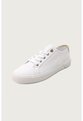 Tenis Lifestyle Blanco-Dorado Tommy Hilfiger