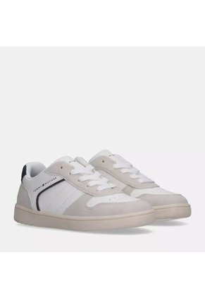 Tenis Multicolor De Corte Bajo Con Logo Tommy Hilfiger