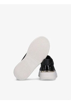 Tenis Negro De Corte Bajo Con Cordones Tommy Hilfiger