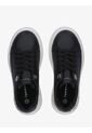 Tenis Negro De Corte Bajo Con Cordones Tommy Hilfiger de Tommy Hilfiger