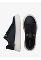 Tenis Negro De Corte Bajo Con Cordones Tommy Hilfiger de Tommy Hilfiger