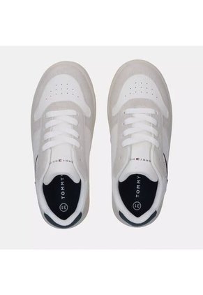 Tenis Multicolor De Corte Bajo Con Logo Tommy Hilfiger