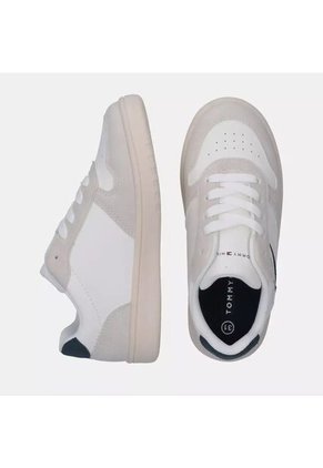 Tenis Multicolor De Corte Bajo Con Logo Tommy Hilfiger