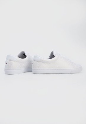 Tenis Lifestyle Blanco-Dorado Tommy Hilfiger All Monogram