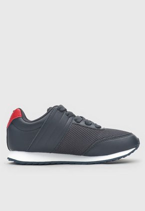 Tenis Lifestyle Azul Navy-Blanco-Rojo Tommy Hilfiger Kids Belcourt Jogger