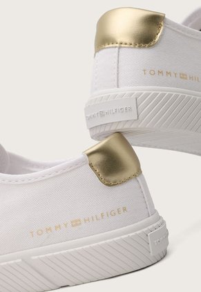 Tenis Lifestyle Blanco-Dorado Tommy Hilfiger