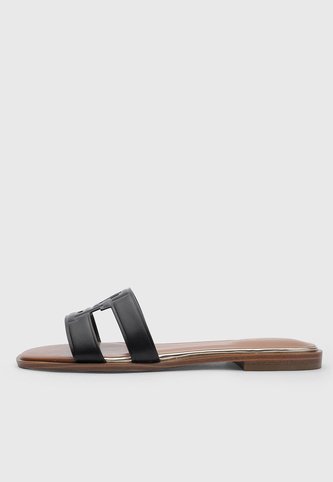 Sandalias Planas TOMMY HILFIGER Terenz Negro Tommy Hilfiger