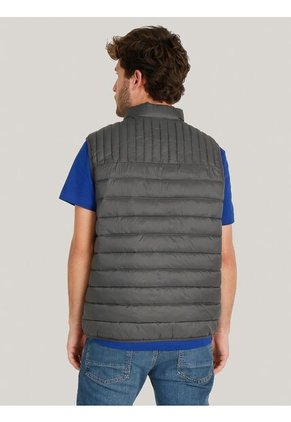Chaleco Gris Quilted Triblock Tommy Hilfiger
