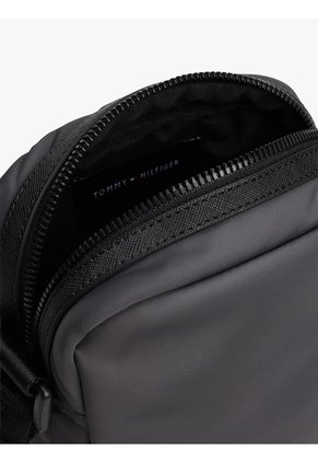Bolso Gris Cruzado Reporter Con Parche Tommy Hilfiger