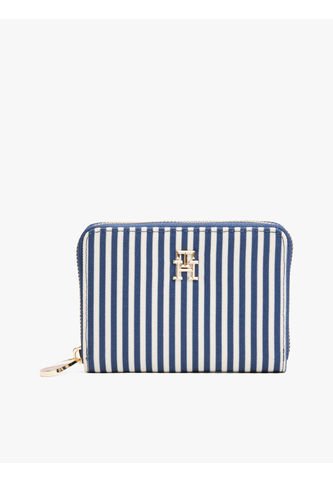 Billetera Azul De Rayas Con Cremallera Tommy Hilfiger Tommy Hilfiger