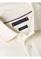 Polo Blanco De Punto Interlock De Corte Regular Tommy Hilfiger de Tommy Hilfiger