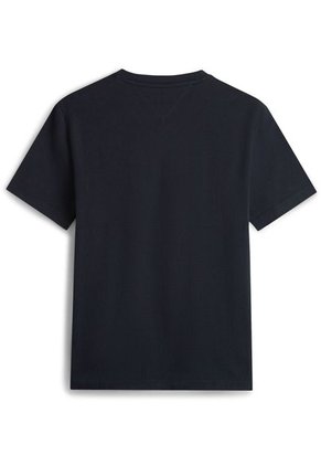 Camiseta Azul De Cuello En V Tommy Hilfiger