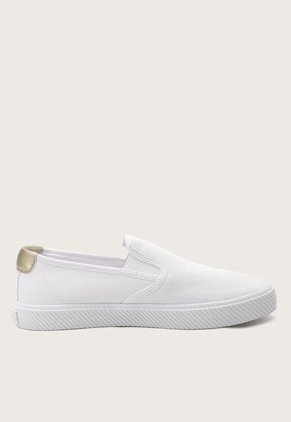Tenis Lifestyle Blanco-Dorado Tommy Hilfiger