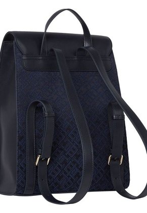 Morral Azul Im Latam Jacquard De Solapa Tommy Hilfiger