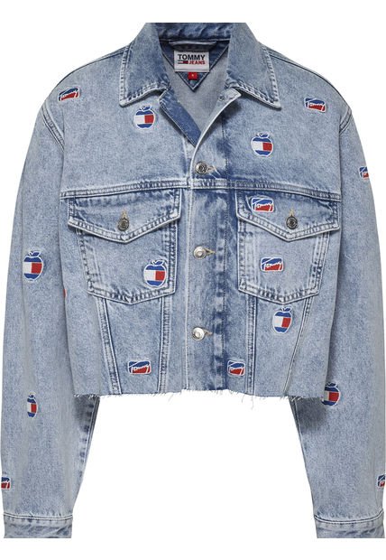 Chaqueta Vaquera De Algodón Reciclado Mujer Azul Tommy Jeans