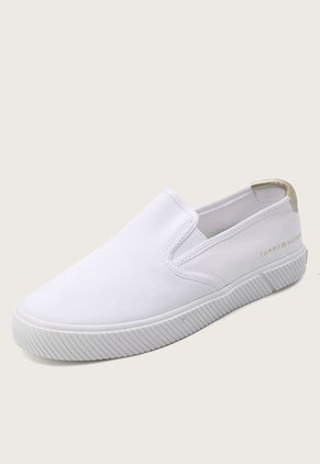 Tenis Lifestyle Blanco-Dorado Tommy Hilfiger