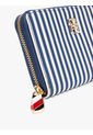 Billetera Azul De Rayas Con Cremallera Tommy Hilfiger de Tommy Hilfiger