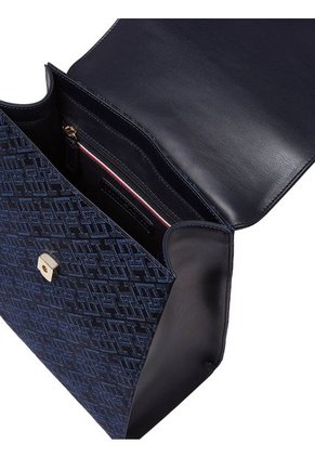 Morral Azul Im Latam Jacquard De Solapa Tommy Hilfiger