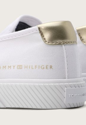 Tenis Lifestyle Blanco-Dorado Tommy Hilfiger