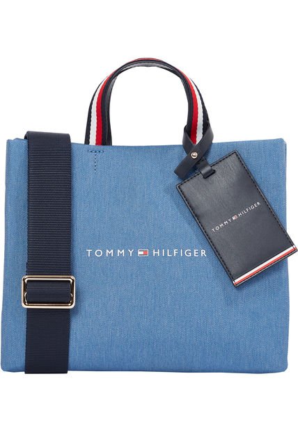 Bolso Azul Shopper Tote Denim Tommy Hilfiger