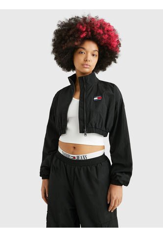 Chaqueta Cropped Mujer Negro Tommy Jeans Tommy Hilfiger